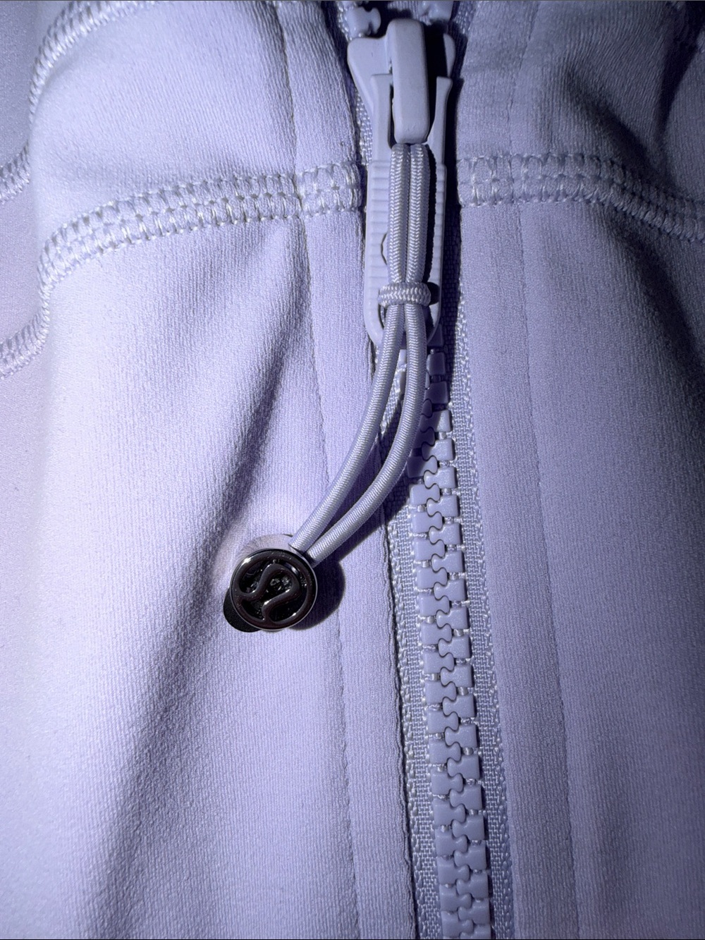 Lululemon Define Jacket Luon Lavender Frost Size 12 Full Zip - Picture 3 of 3